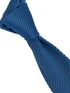 medium azure denim blue knitted tie